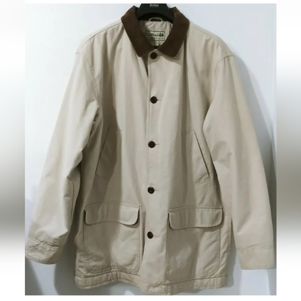 LL Beam Barn Field Canvas Men's Jacket Size XL.